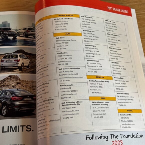 The Philadelphia Auto Show 2017 Program Book, Souvenir Catalog, 2017 - Picture 15 of 16